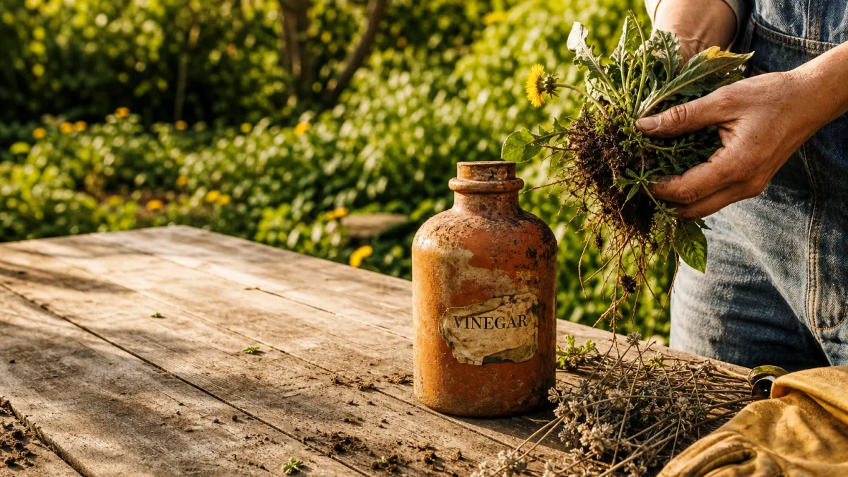 Pourquoi le vinaigre blanc désherbant est interdit en 2026 ?